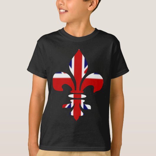 イギリスのアヤメ- Tシャツ (正面)