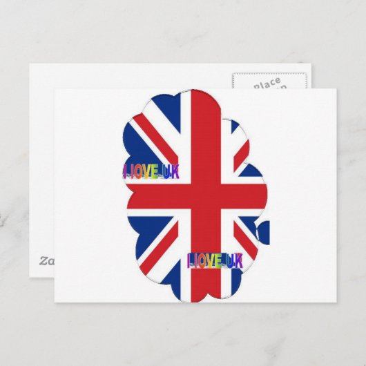 イギリスのアートプリントが大好きです ポストカード (正面/裏面)