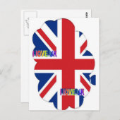 イギリスのアートプリントが大好きです ポストカード (正面/裏面)