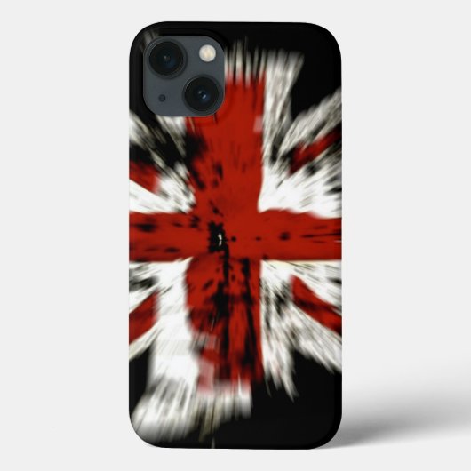 イギリスのイギリスの旗の平和愛運命 Case-Mate iPhoneケース (裏面)