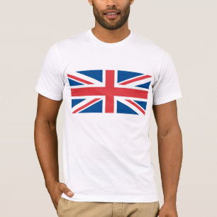 イギリスのイギリスの旗 Tシャツ