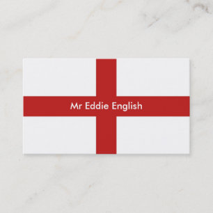 イギリスのエディーEnglish氏 名刺