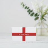 イギリスのエディーEnglish氏 名刺 (スタンド正面)