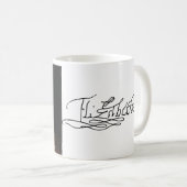 イギリスのエリザベス女王のポートレート コーヒーマグカップ (正面右)