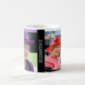 イギリスのエリザベス女王 コーヒーマグカップ (中央)