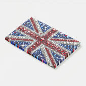 イギリスのカラーを使用したノート ポストイット (アングル)