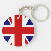 イギリスのクラシックな国旗 キーホルダー (裏面)