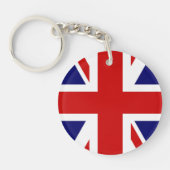 イギリスのクラシックな国旗 キーホルダー (正面)