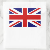 イギリスのクラシックな国旗 長方形シール (バッグ)