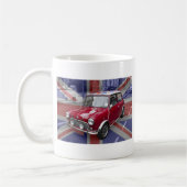 イギリスのクラシックな小型車 コーヒーマグカップ (左)