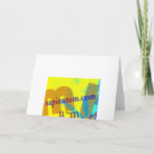 イギリスのクリスマス シーズンカード (裏面)