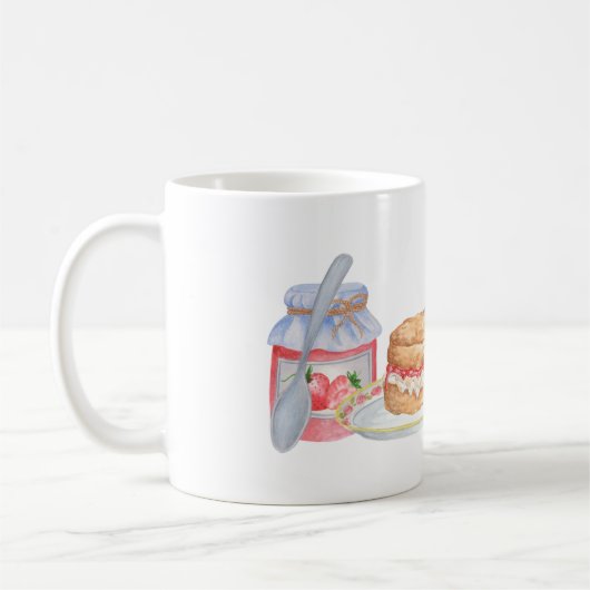 イギリスのクリーム色の茶マグ コーヒーマグカップ (左)