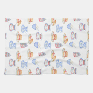 イギリスのクリーム色の茶Teatowel キッチンタオル