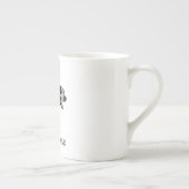 イギリスのグレイハウンド ボーンチャイナマグカップ (右)