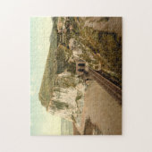 イギリスのケント州ドーバーにあるシェイクスピアの崖。 ジグソーパズル (縦)