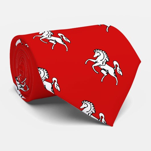 イギリスのケント州旗と結ぶ ネクタイ (ロール)