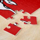 イギリスのケント州旗を持つパズル ジグソーパズル (側面)