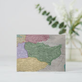 イギリスのケント県のヴィンテージ地図 ポストカード (スタンド正面)