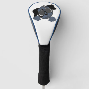 イギリスのコッカースパニエル犬ブルーローンピーキングアニメ ゴルフヘッドカバー