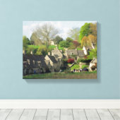 イギリスのコッツウォルズの日 キャンバスプリント (インサイチュ (ウッドフロア))