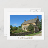 イギリスのコテージとガーデン葉書 ポストカード (正面/裏面)