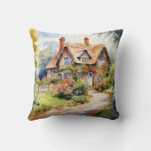 イギリスのコテージ クッション (裏面)