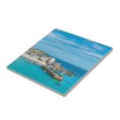 イギリスのコーンウォール州セントイヴのシーサイドリゾート タイル (側面)