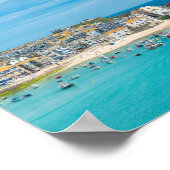 イギリスのコーンウォール州セントイヴのシーサイドリゾート ポスター (角)