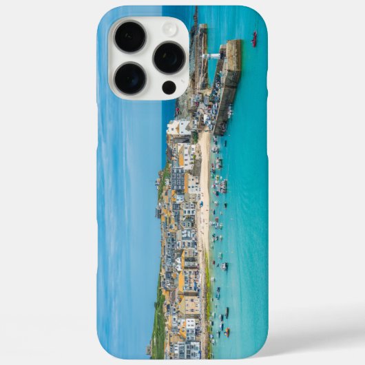 イギリスのコーンウォール州セントイヴのシーサイドリゾート Case-Mate iPhoneケース (裏面)