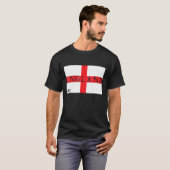 イギリスのサッカーで国旗3の小さなライオン Tシャツ (正面フル)