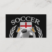 イギリスのサッカー2016ファンのギア 名刺 (裏面)