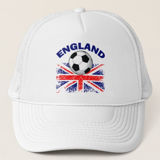 イギリスのサッカー キャップ (正面)