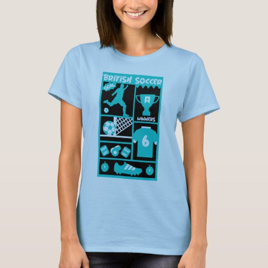 イギリスのサッカーTシャツ Tシャツ (正面)