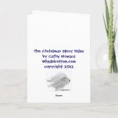 イギリスのシェプドッグのクリスマスのストーリーテラー シーズンカード (裏面)