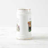 イギリスのシェプドッグアートの古品 ビールジョッキ (中央)