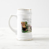 イギリスのシェプドッグアートの古品 ビールジョッキ (左)