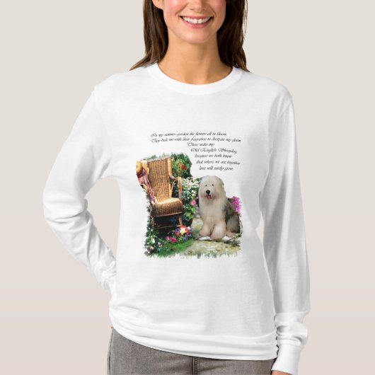 イギリスのシェプドッグアートの古品 Tシャツ (正面)