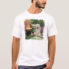 イギリスのシェプドッグアートの古品 Tシャツ