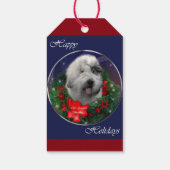 イギリスのシェプドッグクリスマス ギフトタグ (裏面)