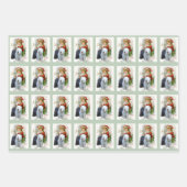 イギリスのシェプドッグクリスマス ラッピングペーパーシート (正面2)