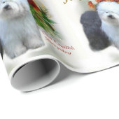 イギリスのシェプドッグクリスマス ラッピングペーパー (ロールコーナー)