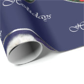 イギリスのシェプドッグクリスマス ラッピングペーパー (ロールコーナー)