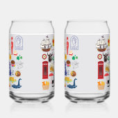 イギリスのシンボル ガラス缶 (右)