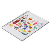 イギリスのシンボル ノートブック (左側)