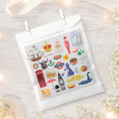 イギリスのシンボル フェイバーバッグ (クリップ留めされた状態)