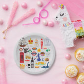 イギリスのシンボル ペーパープレート (パーティー)