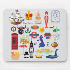 イギリスのシンボル マウスパッド