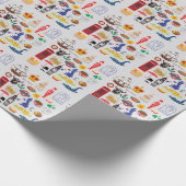 イギリスのシンボル ラッピングペーパー (角)