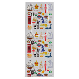 イギリスのシンボル ワインギフトバッグ