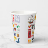 イギリスのシンボル 紙コップ (左)